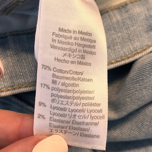 Madewell 9" Mid-Rise Skinny Crop Jeans in Coolmax® Denim Edition Size 30 - Picture 10 of 14